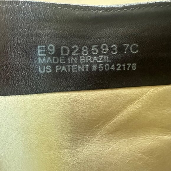 🤩Womens Leather Boots Cole Haan Size 7C Low Kitten Heel Booties Brown Gold New - Picture 8 of 9